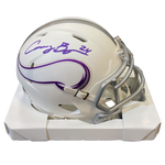 Cam Bynum Autographed Minnesota Vikings Winter Warrior Mini Helmet Autographs FanHQ