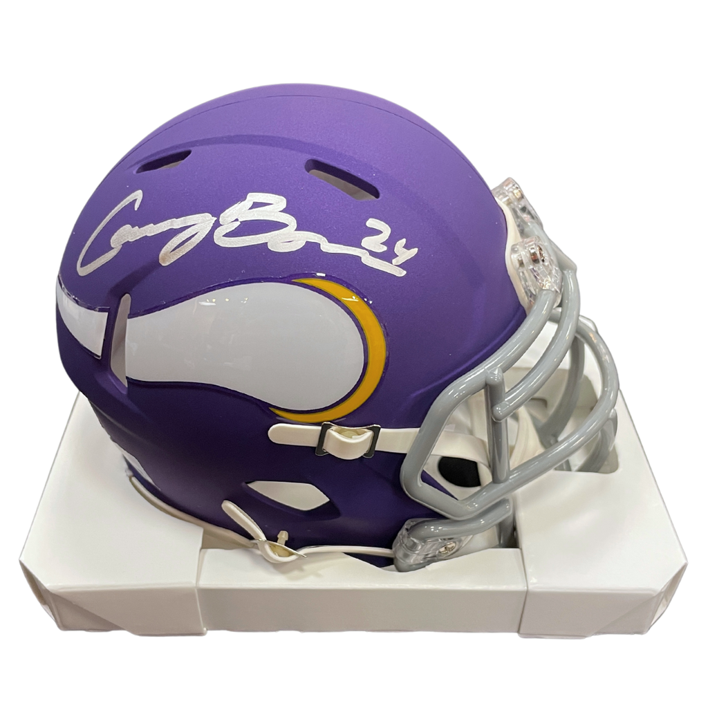 Cam Bynum Autographed Minnesota Vikings Classic Mini Helmet Autographs FanHQ   