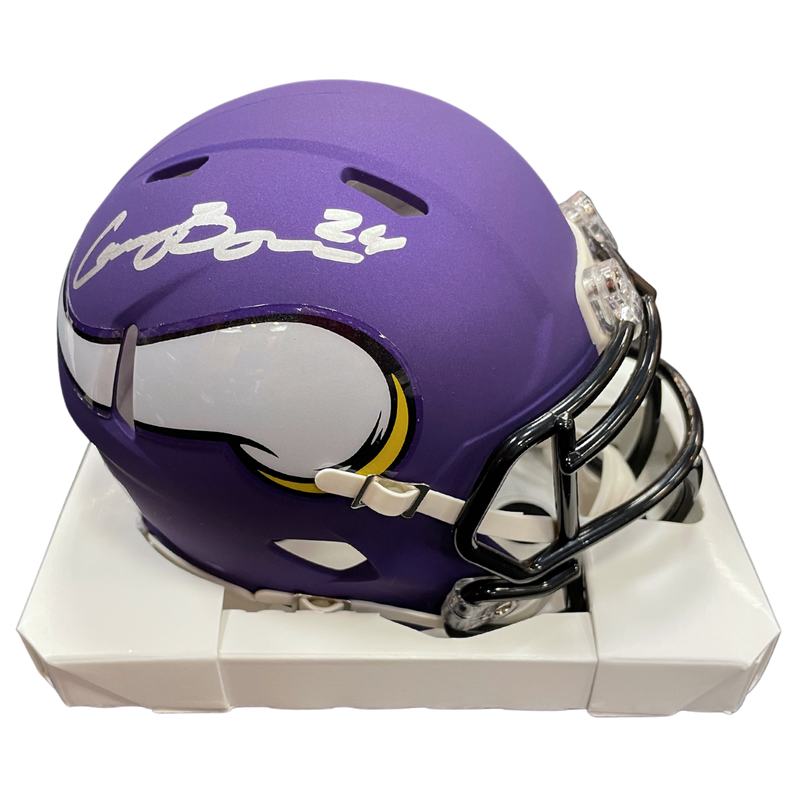 Cam Bynum Autographed Minnesota Vikings Speed Mini Helmet Autographs FanHQ   