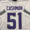 Blake Cashman Autographed White Alternate Pro-Style Jersey