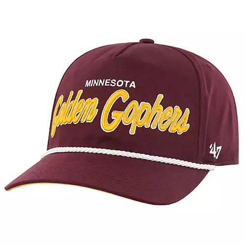 Minnesota Gophers '47 Brand Maroon Hitch Crosstown Adjustable Hat Hats 47 Brand