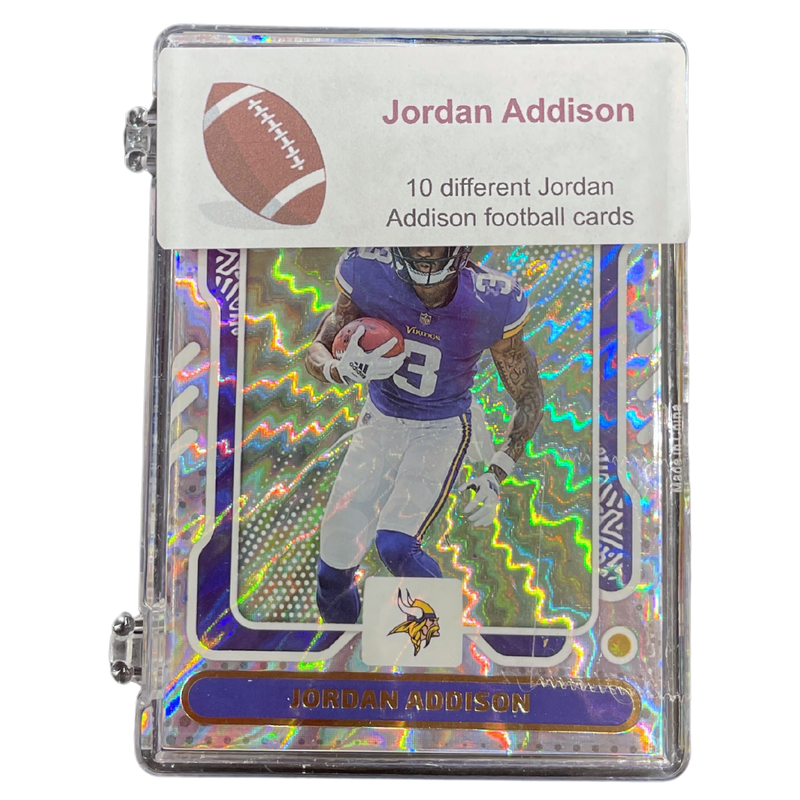 Jordan Addison Player Card Case Trading Cards Fan HQ   