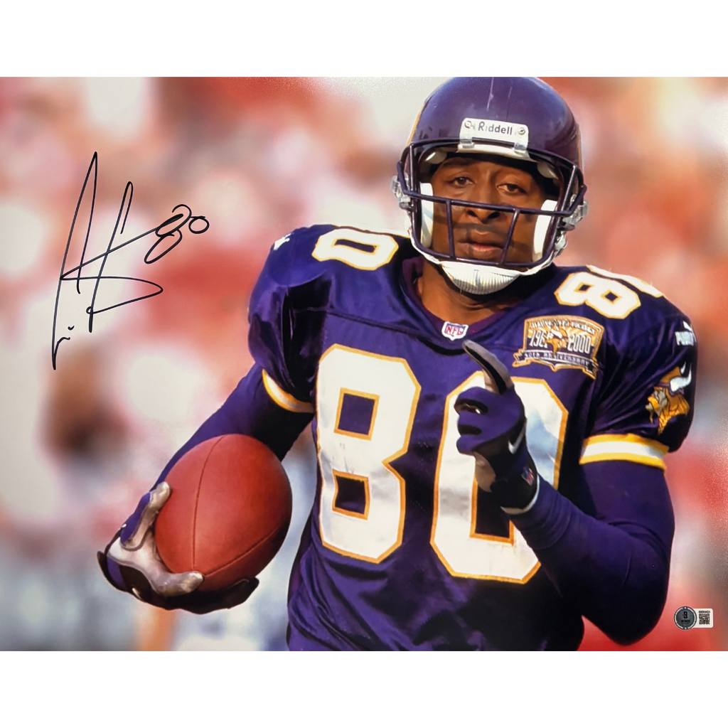 Cris Carter Autographed Minnesota Vikings 16x20 Photo Autographs FanHQ