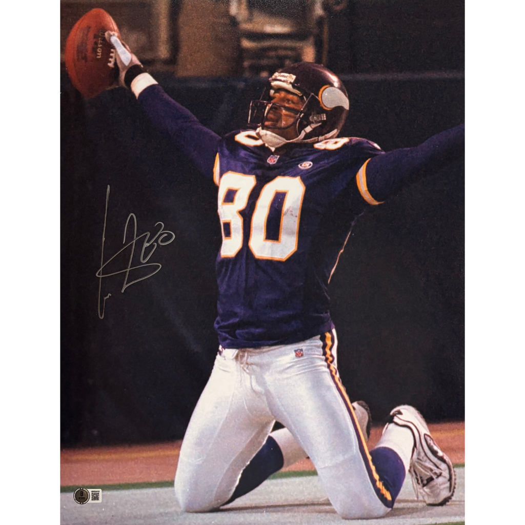 Cris Carter Autographed Minnesota Vikings 16x20 Photo Autographs FanHQ