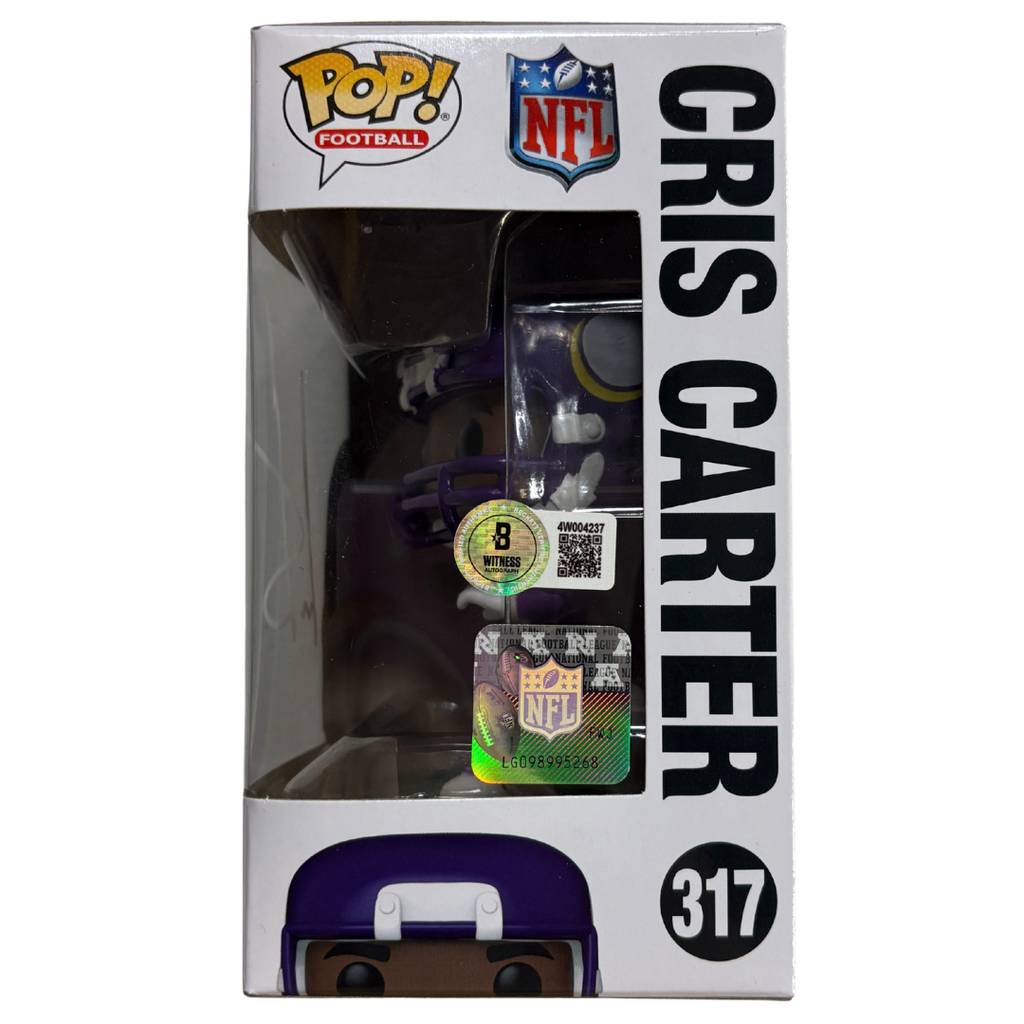 Cris Carter Autographed Funko Pop! Vinyl Figure Autographs FanHQ