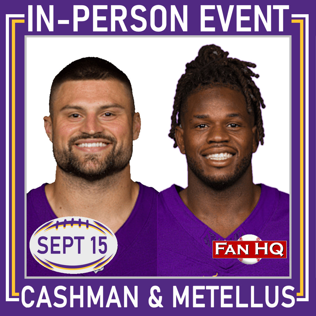 Blake Cashman & Josh Metellus In-Person Combo Tickets Event Tickets Fan HQ