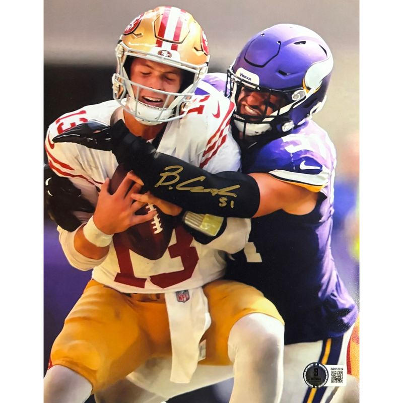Blake Cashman Autographed Minnesota Vikings 8x10 Photo vs. 49ers Autographs FanHQ