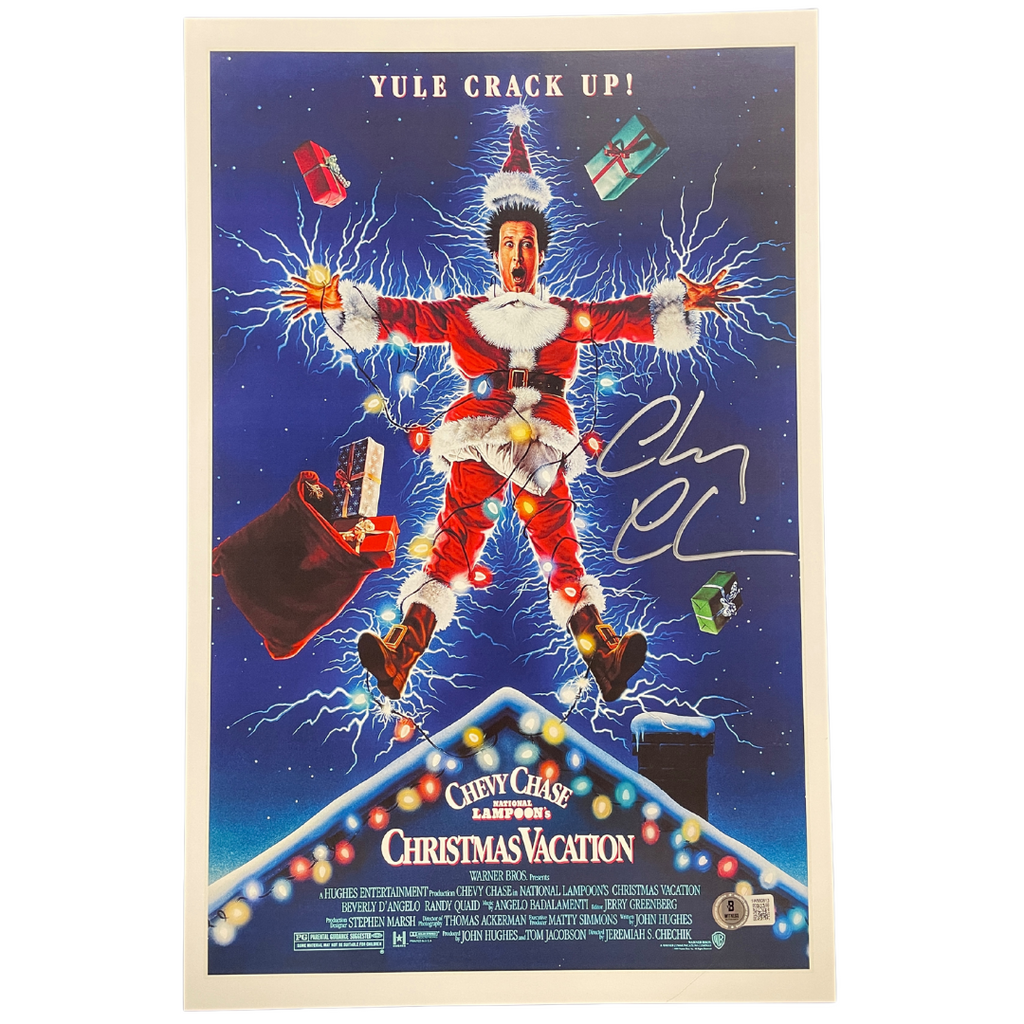 Chevy Chase Autographed Christmas Vacation 11x17 Photo Autographs FanHQ