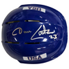 Dave Christian Autographed Royal Blue Mini Helmet Autographs FanHQ