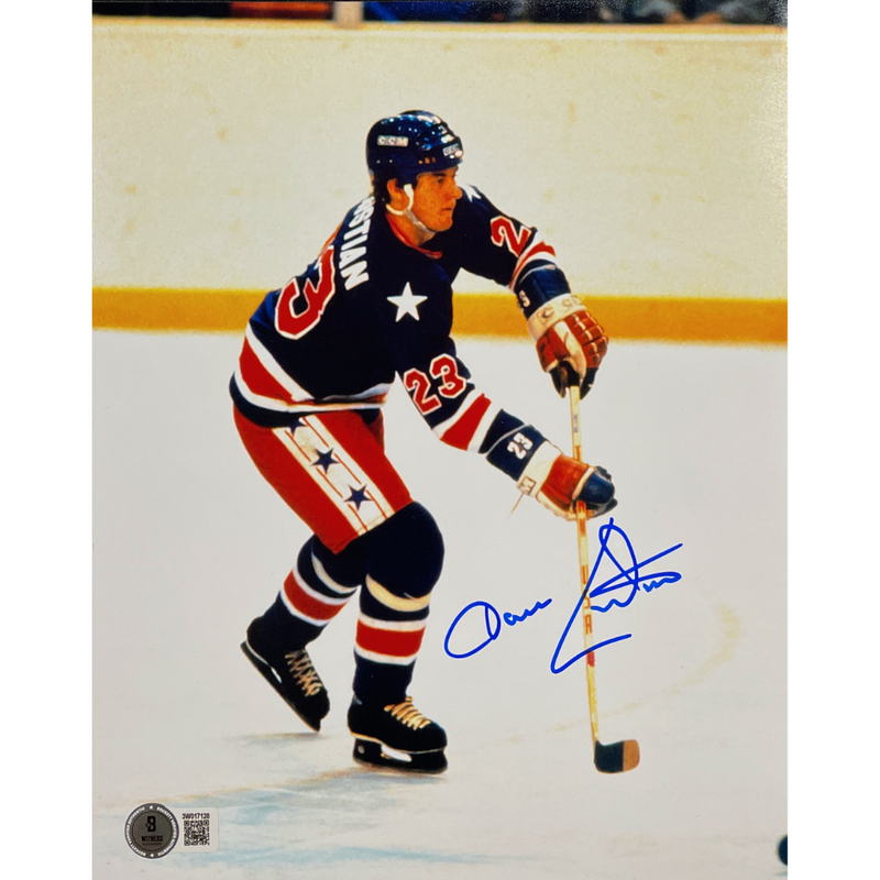 Dave Christian Autographed 1980 Team USA 8x10 Photo Autographs FanHQ