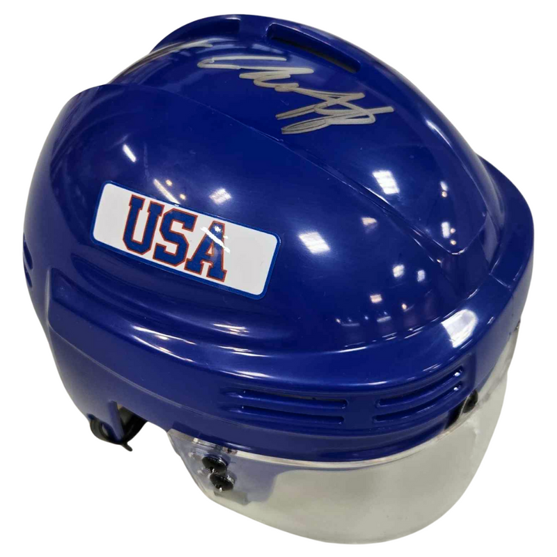 Steve Christoff Autographed Royal Blue Mini Helmet Autographs FanHQ