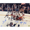 Coneheads Autographed Miracle On Ice 16x20 Photo Mark Pavelich Buzz Schneider John Harrington Autographs FanHQ   