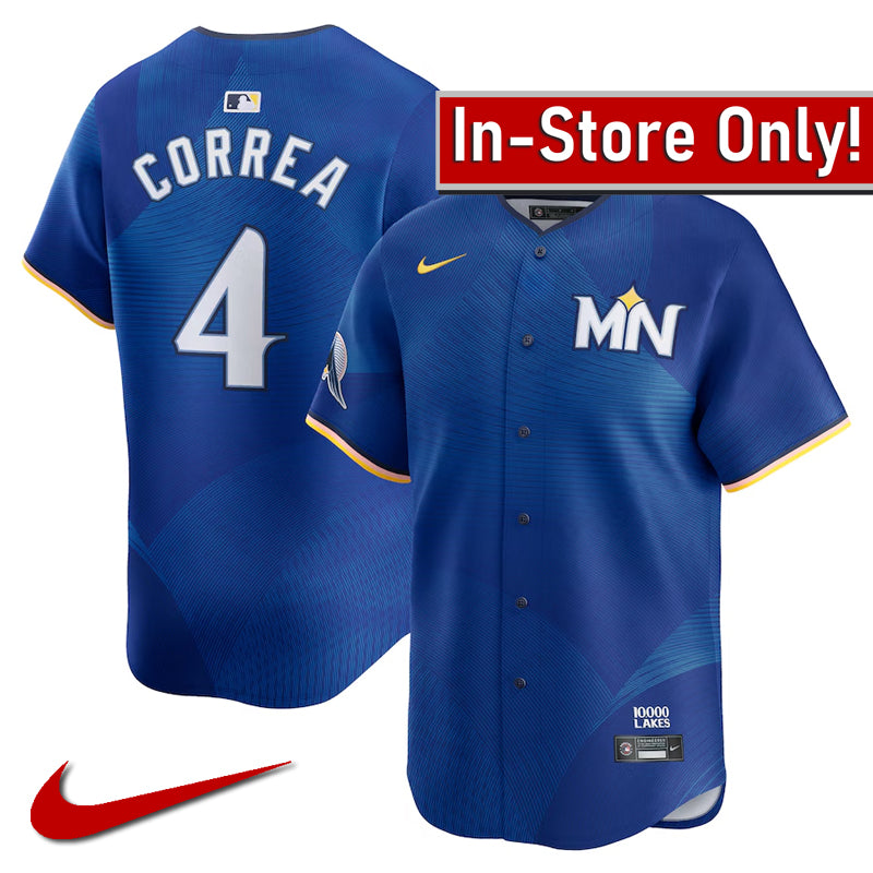 AVAILABLE IN-STORE ONLY! Carlos Correa Minnesota Twins Nike City Connect Limited Jersey Jersey Nike