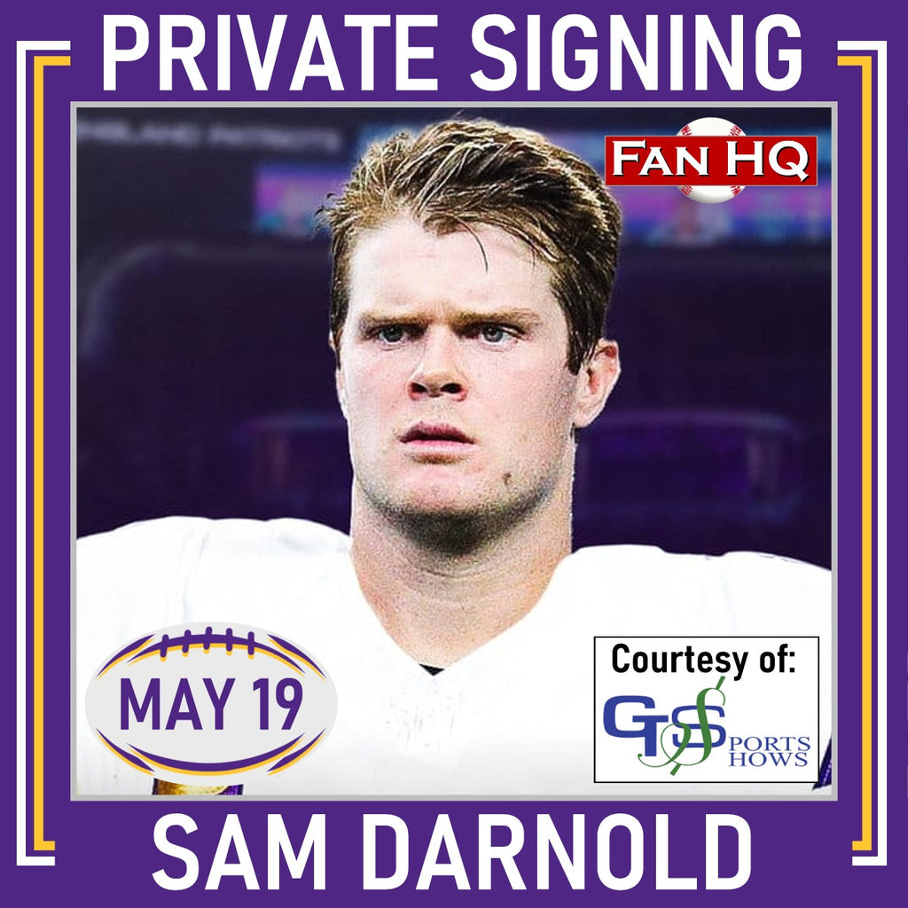 Sam Darnold Private Signing Autograph (Your Item) Autographs Fan HQ   