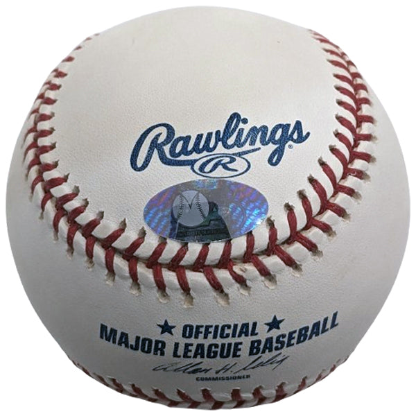 Bucky Dent & Mike Torrez Dual-Signed Rawlings Official Major League Baseball w/ Curse of the Bambino 1978 Inscription Autographs FanHQ   