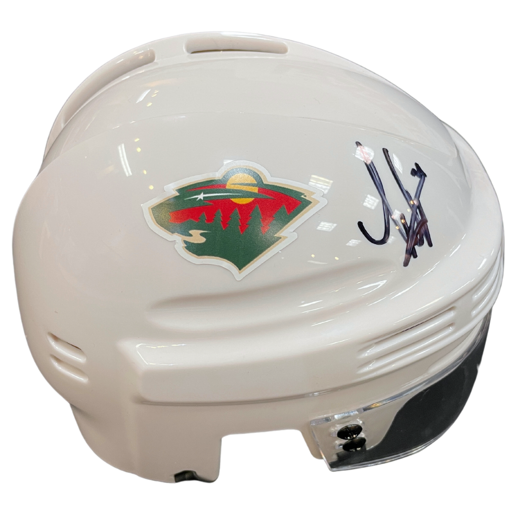 Lids Marc-Andre Fleury Minnesota Wild Fanatics Authentic Autographed  Alternate Paint Scheme Mini Goalie Mask