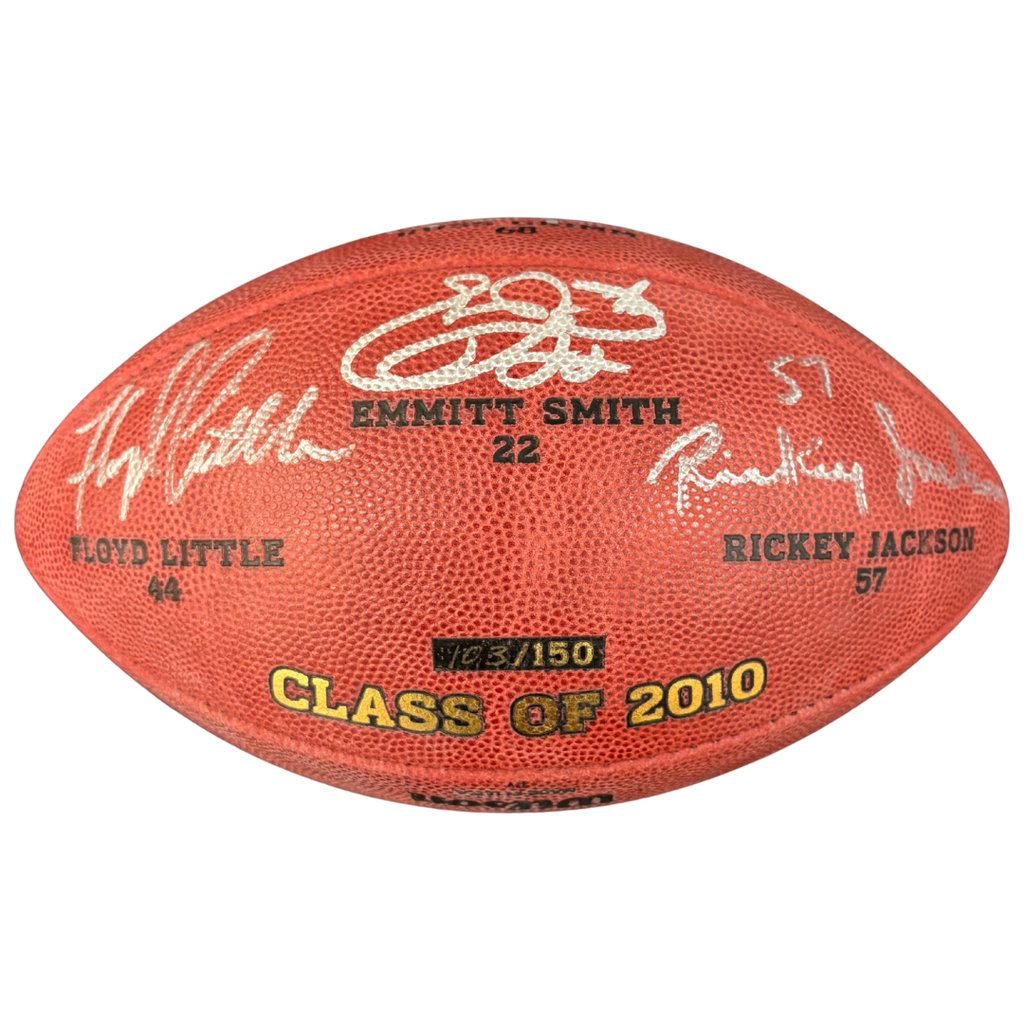 Hall Of Fame Class Of 2010 Autographed Wilson NFL "The Duke" Authentic Football Autographs FanHQ