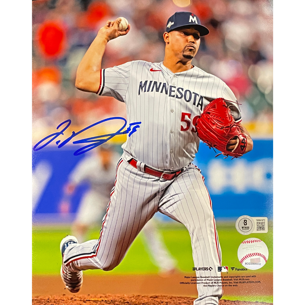 Jhoan Duran Autographed Minnesota Twins 8x10 Photo Autographs Fan HQ   