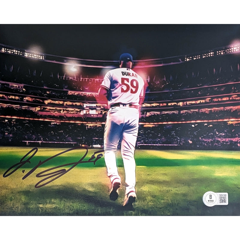 Jhoan Duran Autographed Entrance 8x10 Photo Art Minnesota Twins Autographs Fan HQ   