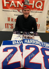 John Harrington Autographed White Sewn Pro-Style Jersey Autographs FanHQ