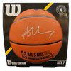 Anthony Edwards Autographed Wilson NBA 2024 All Star Game Replica Basketball Autographs FanHQ   