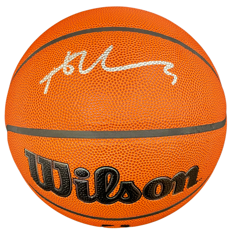 Anthony Edwards Autographed Wilson NBA Replica Basketball Autographs FanHQ   