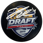 Joel Eriksson Ek Autographed 2015 NHL Draft Logo Puck Autographs FanHQ