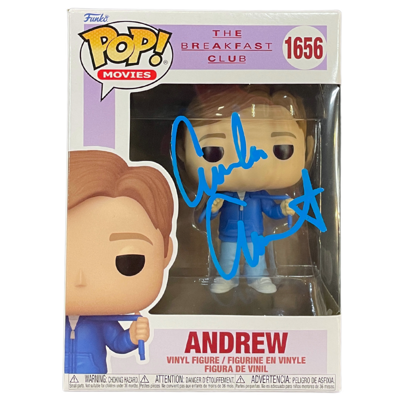 Emilio Estevez Autographed The Breakfast Club Andrew Funko Pop Vinyl Figure Autographs FanHQ