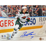 Brock Faber Autographed Minnesota Wild 8x10 Photo Autographs FanHQ   