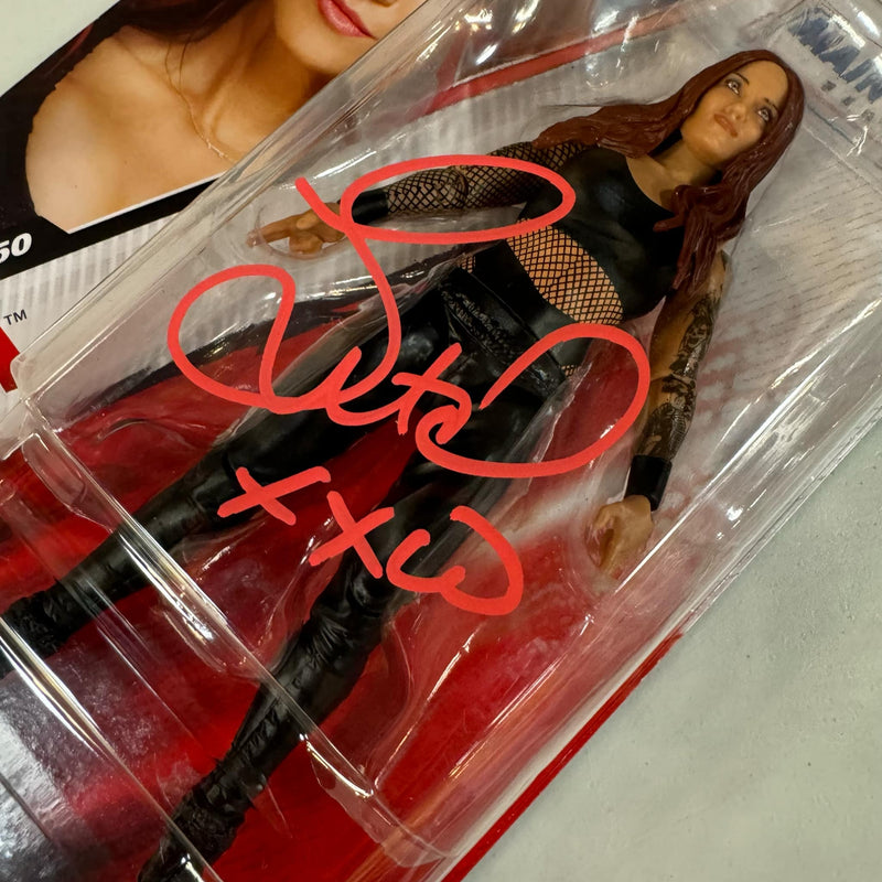 LITA Amy Dumas Autographed WWE Main Event 150 Mattel Toy Wrestling Action Figure Autographs FanHQ   