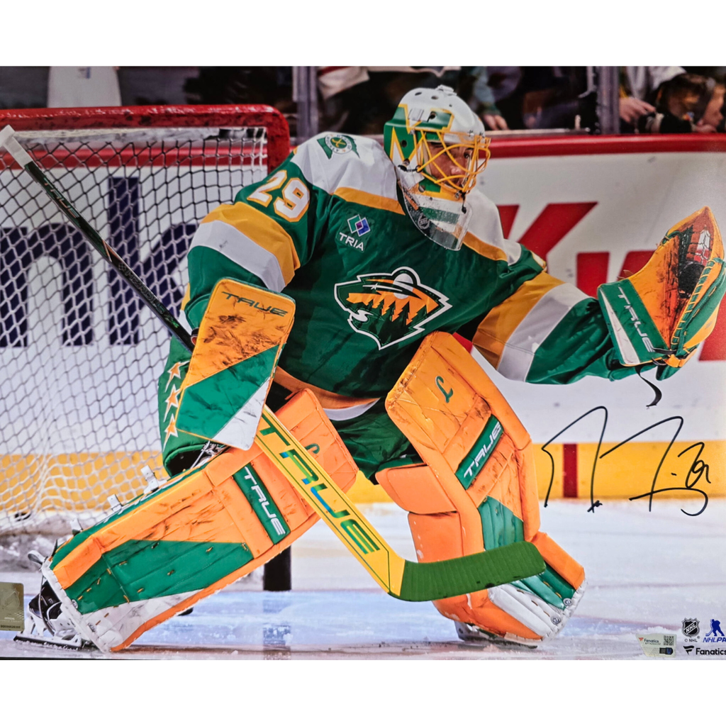 Marc-Andre Fleury Autographed Minnesota Wild 16x20 Photo Autographs FanHQ