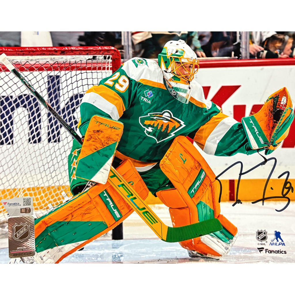 Marc-Andre Fleury Autographed Minnesota Wild 8x10 Photo Autographs FanHQ