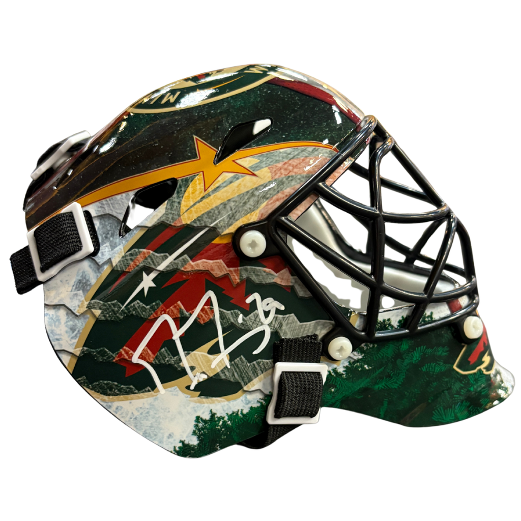 Marc-Andre Fleury Autographed Minnesota Wild Mini Goalie Mask Autographs FanHQ