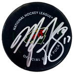 Marcus Foligno Autographed Minnesota Wild Official Game Puck Autographs FanHQ