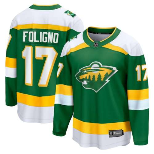 Marcus Foligno Minnesota Wild Green Alternate Breakaway Replica Jersey Jersey Fanatics   