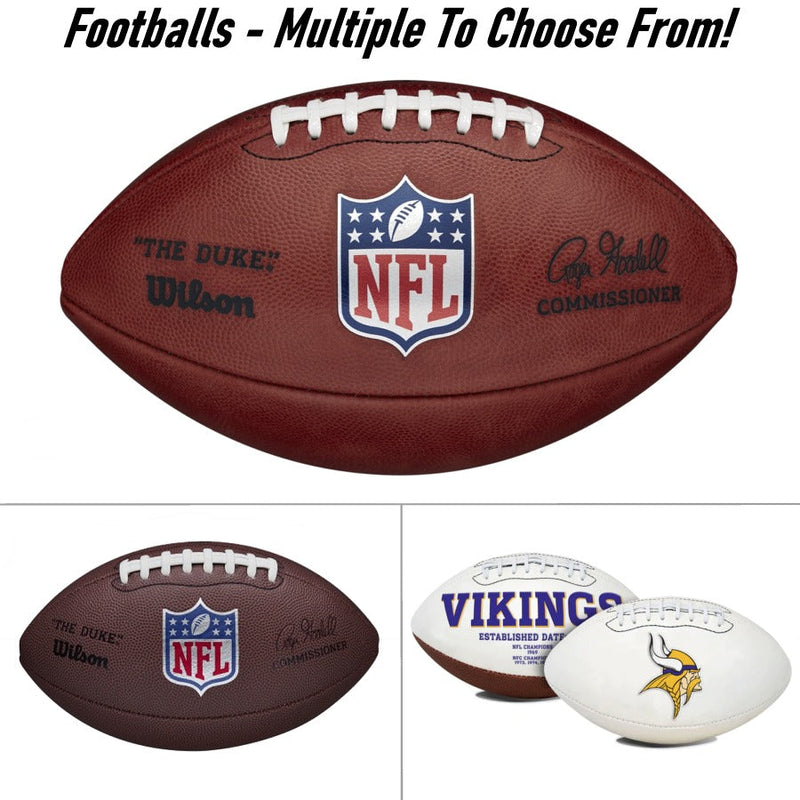 PRE-ORDER: Danielle Hunter Autographed Full Size Football (Choose From List)