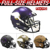 PRE-ORDER: Aaron Jones Autographed Minnesota Vikings Full-Size Helmet (Choose From List) Autographs FanHQ   