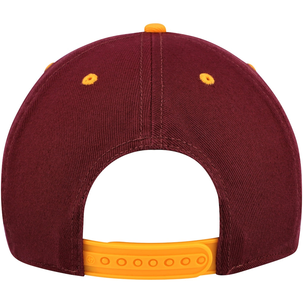 Minnesota Gophers '47 Brand Maroon Double Header Hitch Adjustable Hat Hats 47 Brand