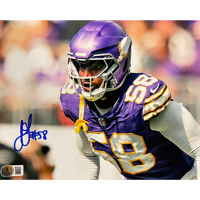 Jonathan Greenard Autographed Minnesota Vikings 8x10 Photo Autographs FanHQ