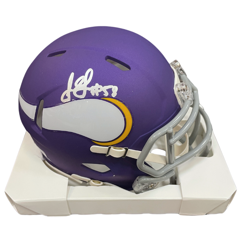 Jonathan Greenard Autographed Minnesota Vikings Classic Mini Helmet Autographs FanHQ   