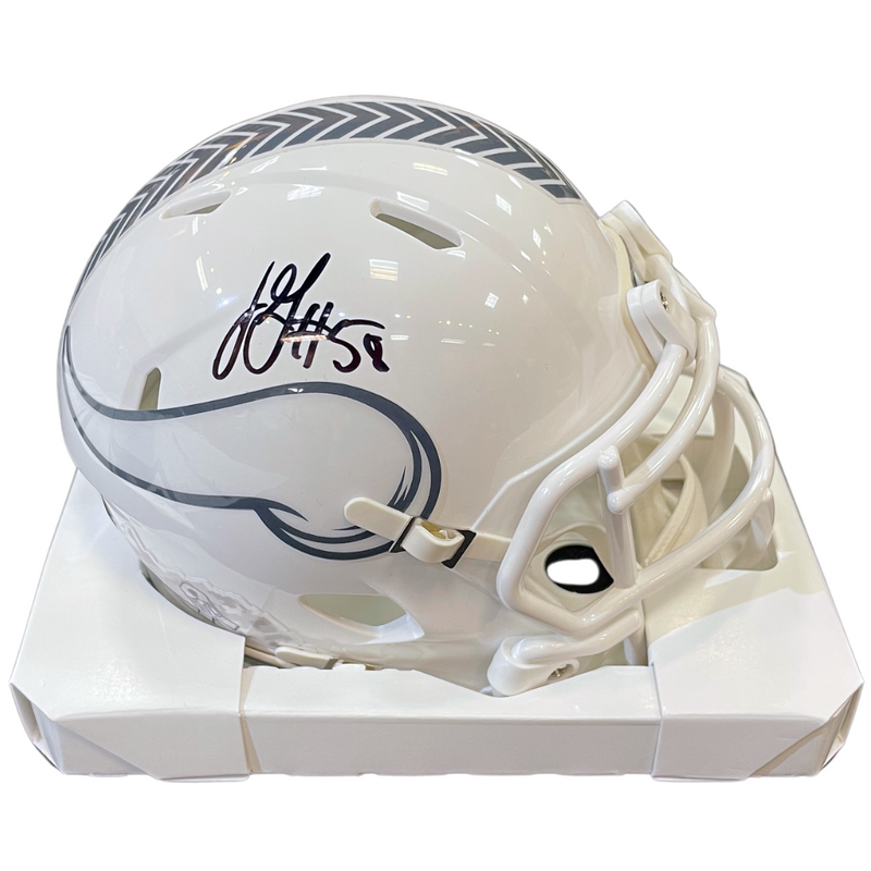 Jonathan Greenard Autographed Minnesota Vikings Salute To Service Mini Helmet Autographs FanHQ