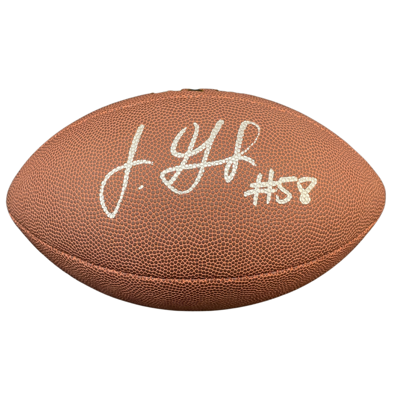 Jonathan Greenard Autographed Wilson NFL Replica Football Autographs FanHQ   