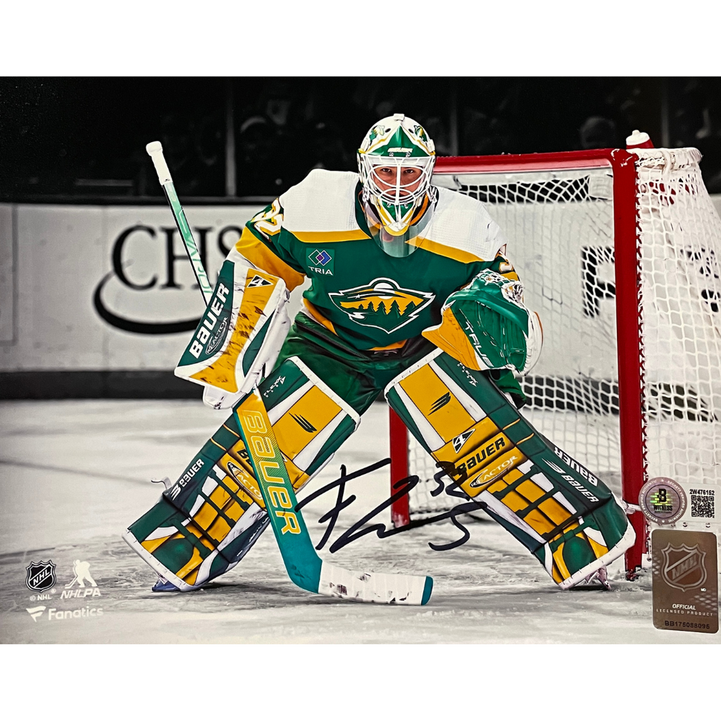 Filip Gustavsson Autographed Minnesota Wild 8x10 Photo Autographs FanHQ