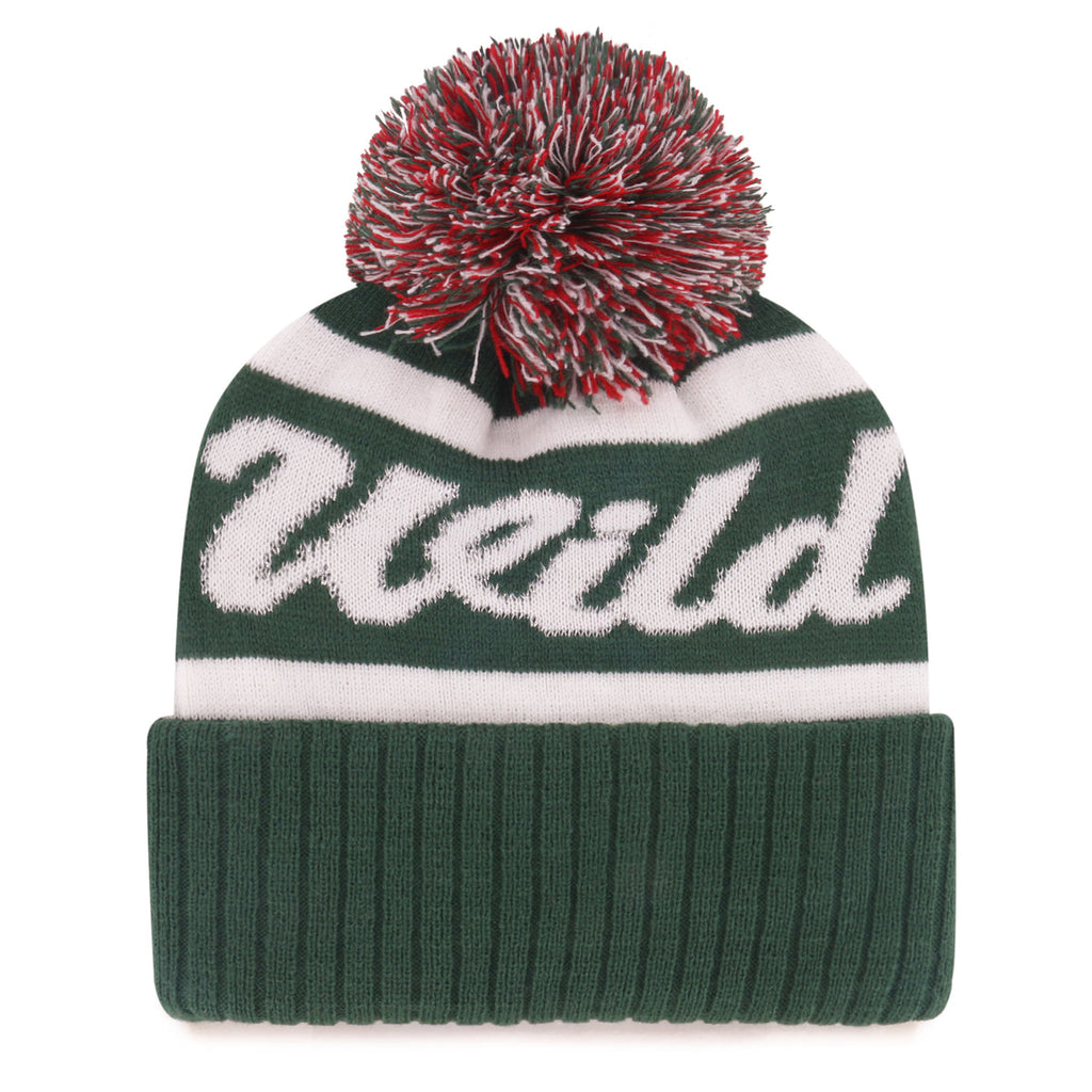Minnesota Wild '47 Brand Green Spirited Cuff Knit w/ Pom