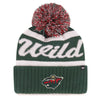 Minnesota Wild '47 Brand Green Spirited Cuff Knit w/ Pom