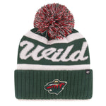 Minnesota Wild '47 Brand Green Spirited Cuff Knit w/ Pom
