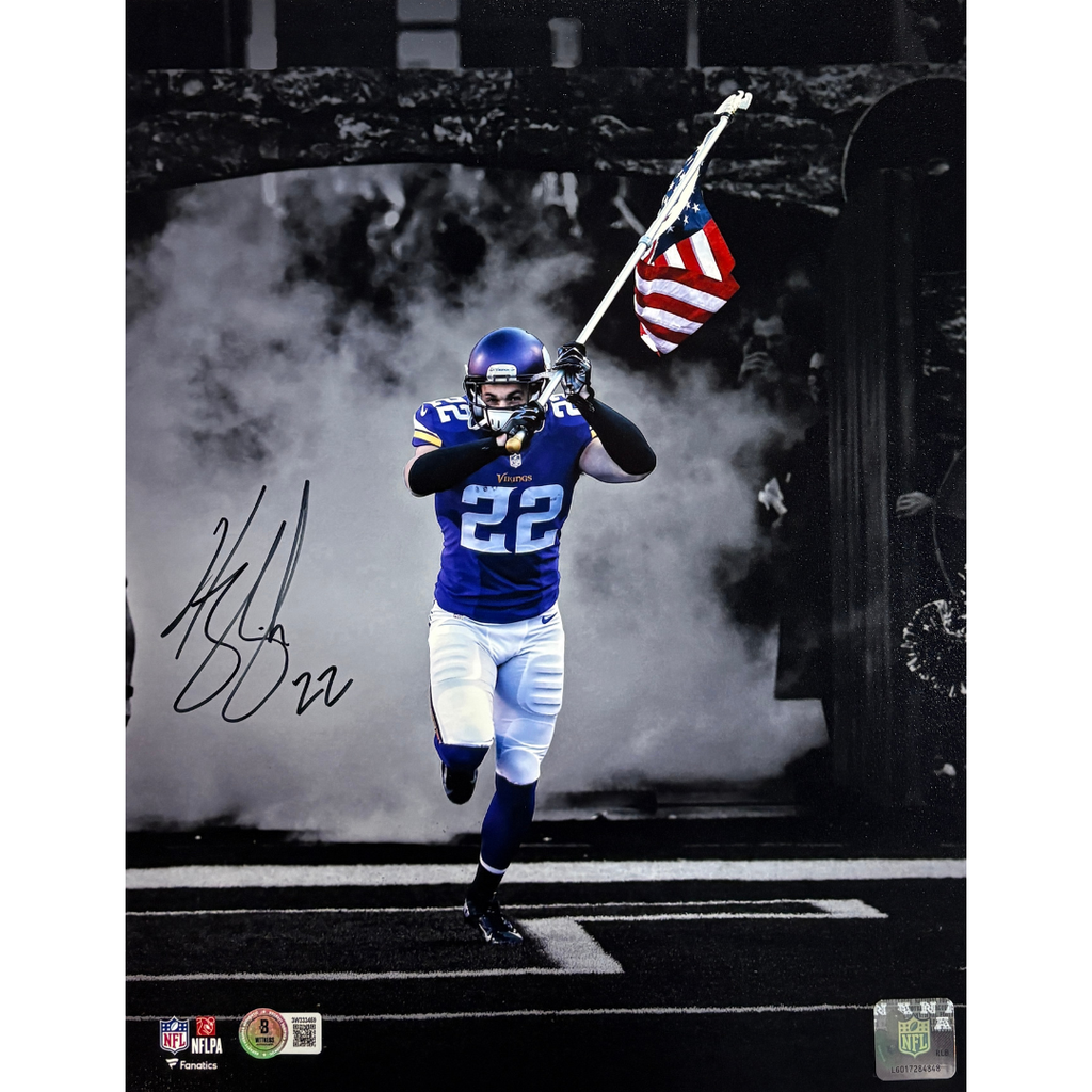 harrison smith signed helmet Notre Dame Blue Mini Charitybuzz: Minnesota Vikings Autographed Duo: