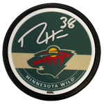 Ryan Hartman Autographed Minnesota Wild Signature Puck Autographs FanHQ   