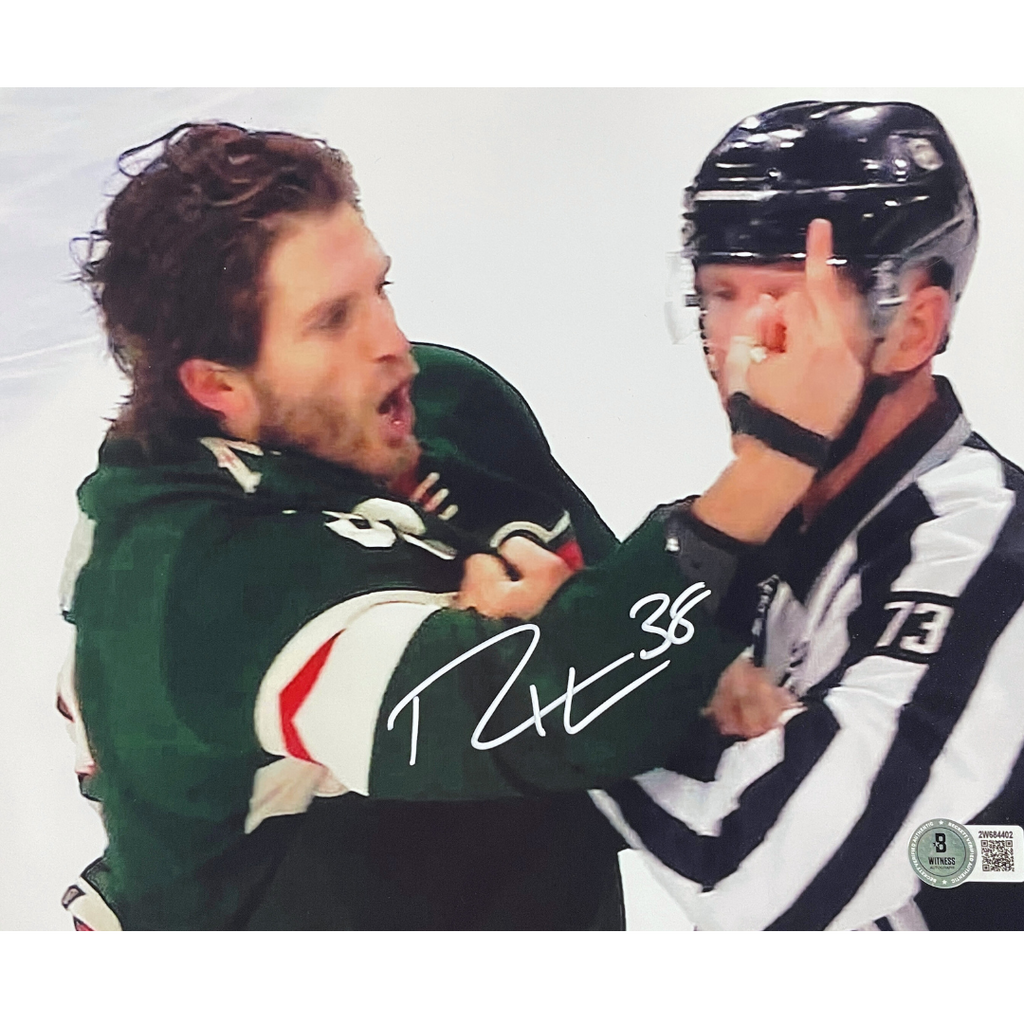 Ryan Hartman Autographed Minnesota Wild 8x10 Photo Autographs FanHQ