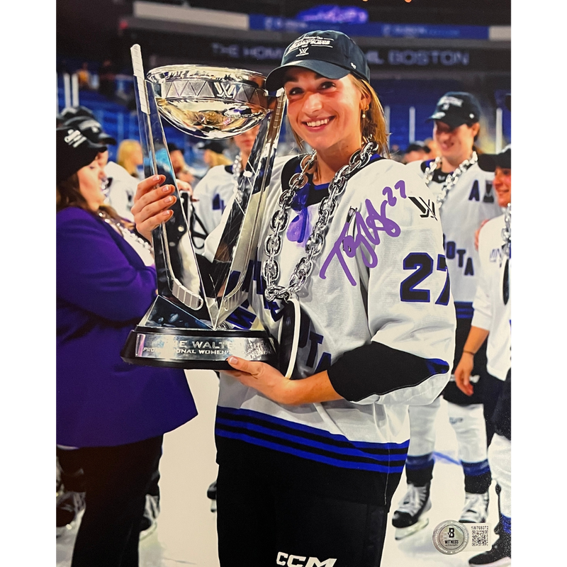 Taylor Heise Autographed PWHL Minnesota 8x10 Photo Autographs FanHQ   